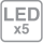5-LEDs-icon